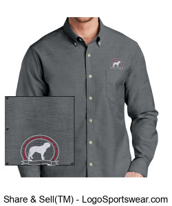 Embroidered DDBSA Logo Mens Dress shirt Design Zoom